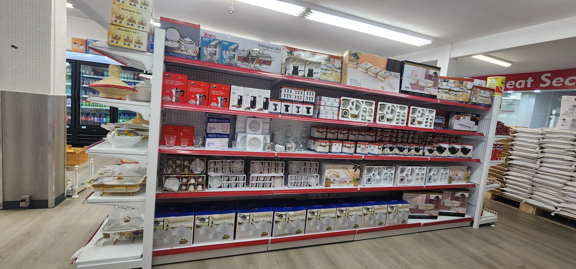 Cultural Home Goods Aisle